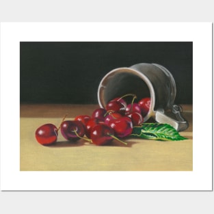 Tumbling Cherries Posters and Art